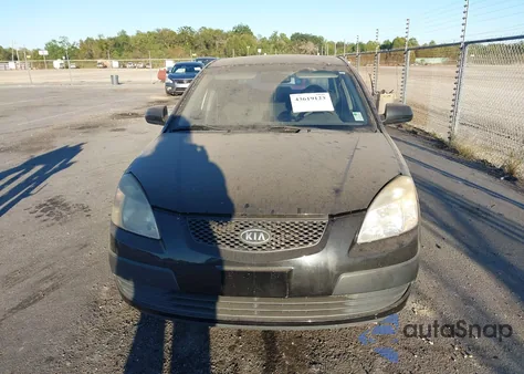 2008 Kia Rio из США, поврежденный, VIN KNADE123X86348331